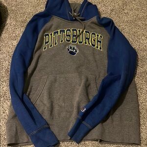 Pittsburgh Blue and Gray Men's Hoodie